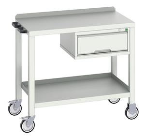 Verso Mobile Work Benches for assembly and production Verso 1000x910 Mobile Work Bench S 1x Drawer